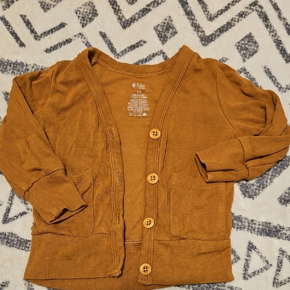 Kyte BABY Brown Kids Cardigan Sweater